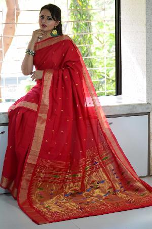 Cotton Paithani Sarees