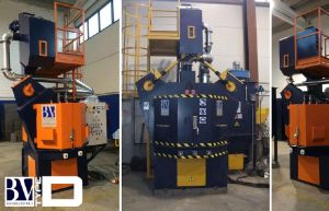 Shot Blasting Machine With A Rotary Table