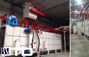 Shot Blasting Plant With Air Conveyer For Metal Surface Cleaning