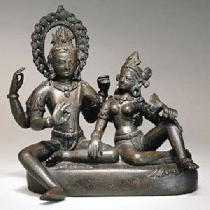 Shiva and Parvati Statue Sculpture