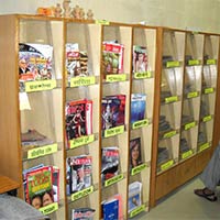 Magazine Storage & Display Rack