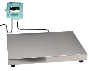 Flame proof platform weighing scale