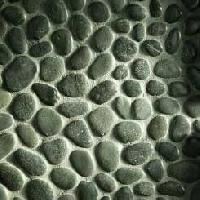 Grey River Flat Pebbles Mosaic