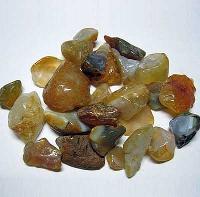 Yellow Agate Pebble Chips Stones