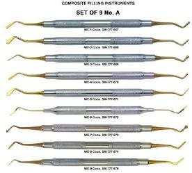 Gold Plated Plastic Filling Instruments