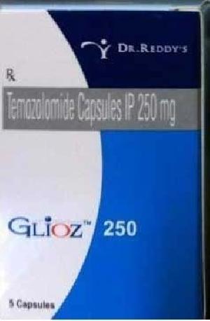 GLIOZ temozolomide capsule 250mg