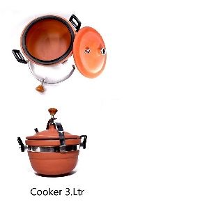 Terracotta Cooker Mitti Lid 3ltr