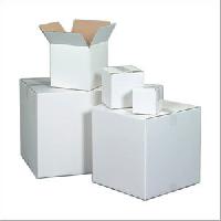 White Corrugated Packaging Boxes