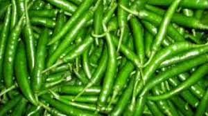 fresh green chilli