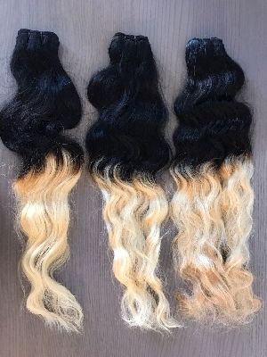 Double colour hair