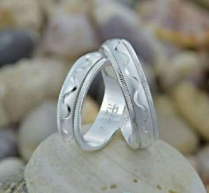 Silver Ladies Ledger Cutting Rings