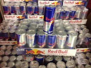 Authentic Red bull energy drink