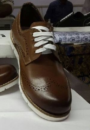 Mens Leather EVA Sole Shoes