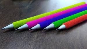 Velvet Paper Pencils