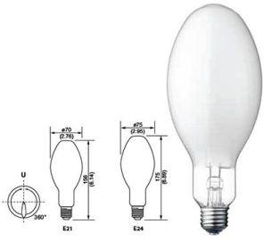 SELF-BALLASTED MERCURY BULB