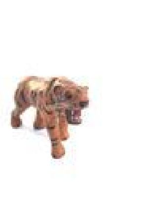 Leather Animal Tiger statue- 3061