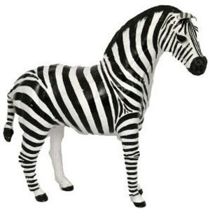 Leather Animal Zebra statue