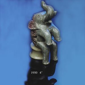 Soap Stone Sitting Elephant - 1950