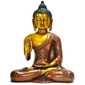 Copper Buddha Statue
