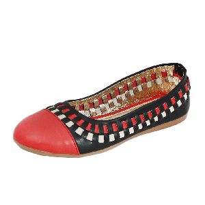 Red & Black Belly Shoes