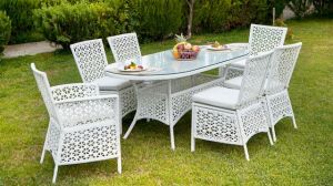 Poly Rattan Dinning Set