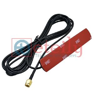 GSM STICKER ANTENNA WITH RG174 3 MTR CABLE SMA (M) CONNECTOR