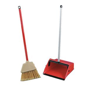 Quartz Clip Dustpan AND Broom with Long Handle