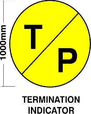 Railway Termination Sign Board