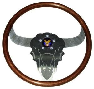 Black Leather Steering