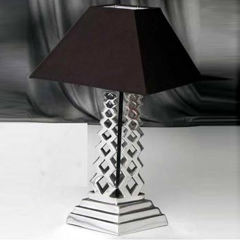 Metal Table Lamp & Shades