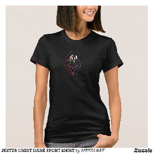 Ladies Jester Crest Dark Sport T-Shirts