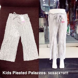 Girls Plain Palazzo Pants