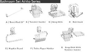 Athlio Series Bathroom Fittings