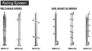 Side Mounting Series Railing Fittings