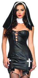 Ladies Leather One Piece Dress