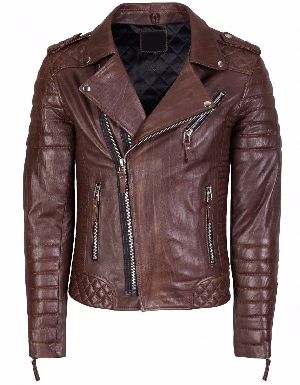 Italian handmade slim fit Men genuine leather jacket black lambskin snake  texture XS to 2XL