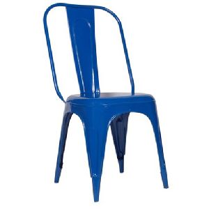 HV1710 Blue Metal Chair