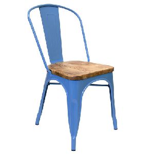 HV176 Blue Metal Chair