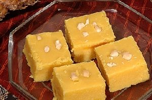 Pineapple Barfi Sweets