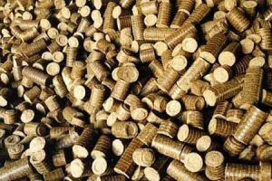 Groundnut Shell Briquettes