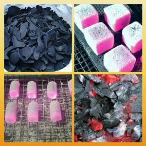 coconut shell charcoal briquettes
