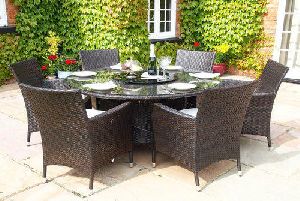 Rattan Dining Table Set