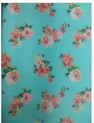 Polyester Crepe Floral Print Fabric