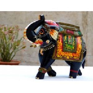 Handmade Wooden Elephant Showpiece