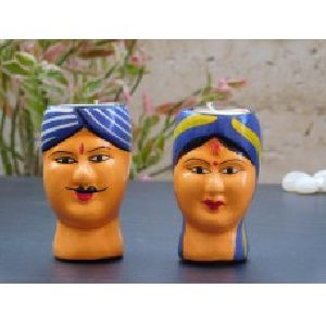 Lovely Wooden faces Votive Candles for every occasions