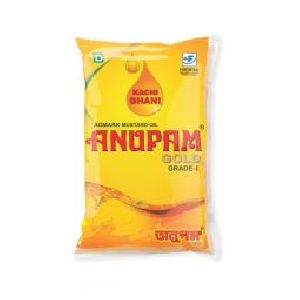 1ltr Pouch Anupam Gold Mustard Oil