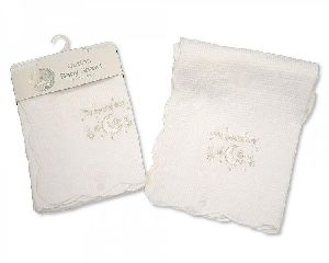 Baby Christening Embroidered Shawls