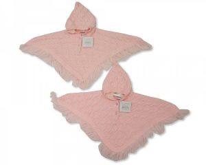 Baby Girl Knitted Poncho