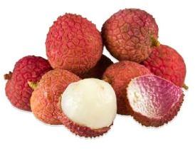Organic fresh lychee