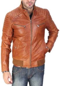 Slim Fit Biker Windbreaker Leather Jacket Hot 2018 High Quality Sheepskin Genuine Leather Jacket